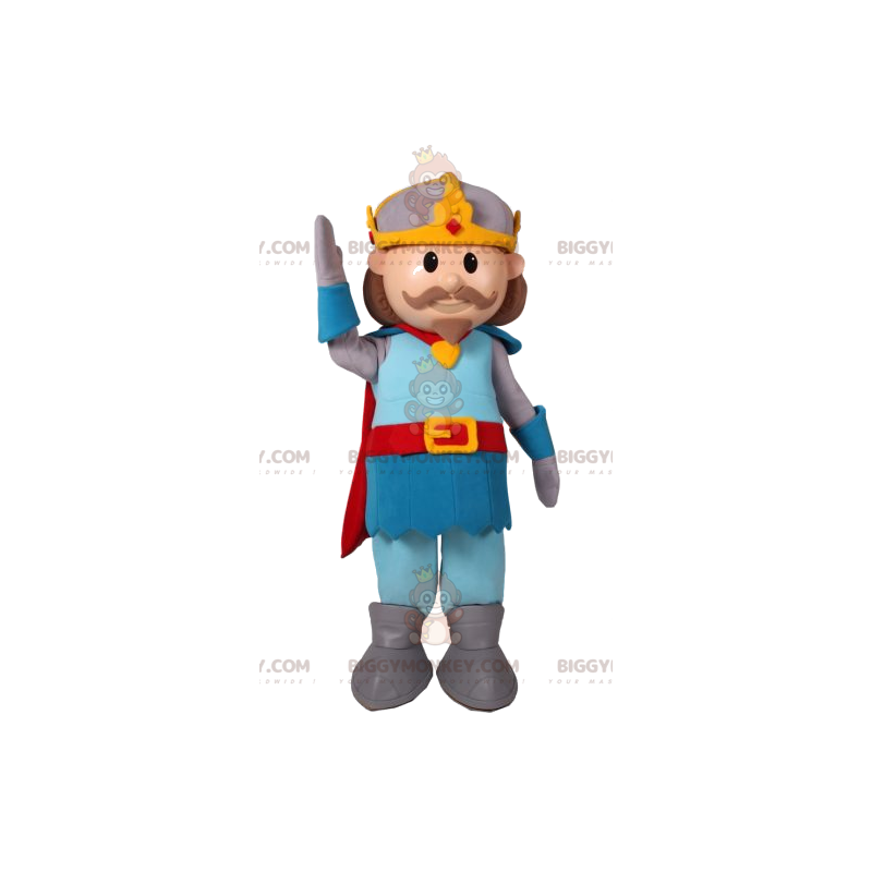 Prince BIGGYMONKEY™ Mascot Costume with Beautiful Crown -
