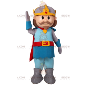 Prince BIGGYMONKEY™ Mascot Costume with Beautiful Crown -