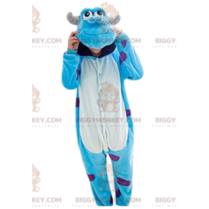 Disfraz de mascota BIGGYMONKEY™ de Sully, el monstruo turquesa