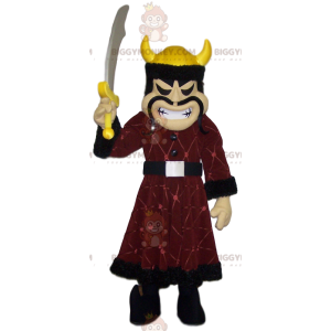 Visigoths warrior BIGGYMONKEY™ mascot costume with traditional