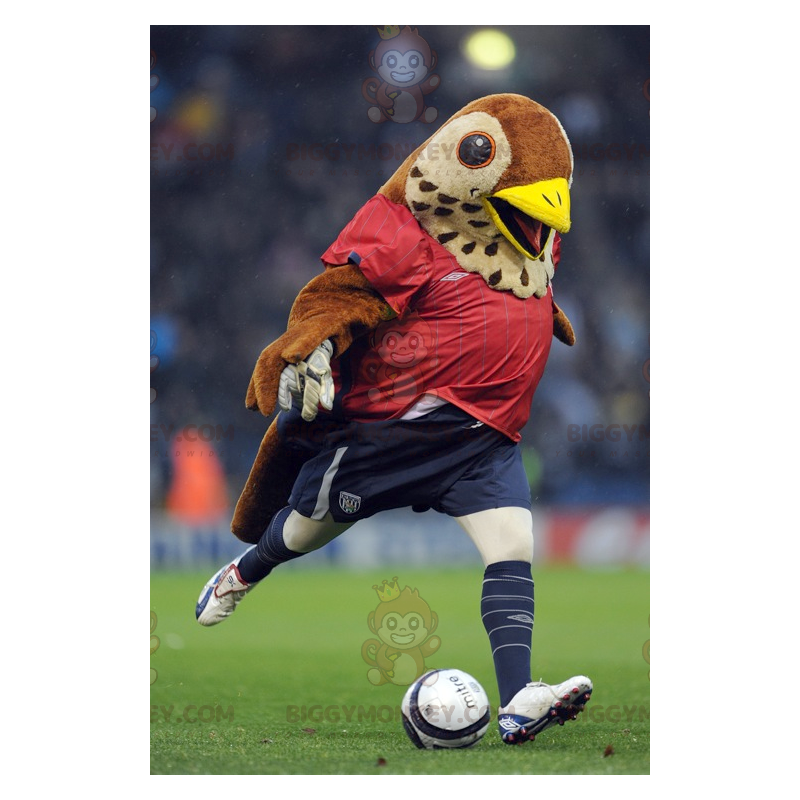 Brązowo-beżowy kostium maskotki BIGGYMONKEY™ dla sportowców - Brązowo-beżowy kostium maskotki BIGGYMONKEY™ dla sportowców -