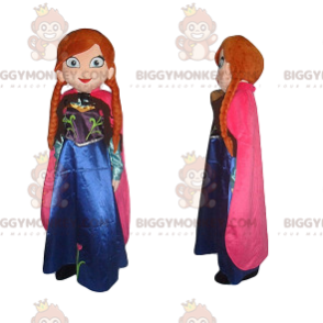Frozen Elsa's zus Anna BIGGYMONKEY™ mascottekostuum - Mascottes beroemde mensen - BIGGYMONKEY_012027 - BiggyMonkey.com