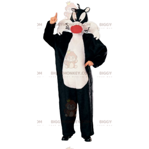 Στολή μασκότ BIGGYMONKEY™ του Sylvester, χαρακτήρα κινουμένων σχεδίων Tweety & Sylvester - BiggyMonkey.com