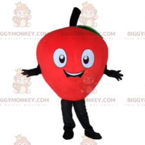 Grappige banaan BIGGYMONKEY™ mascottekostuum met zwart-wit