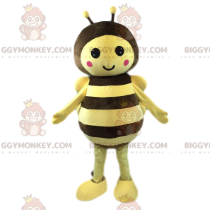 BIGGYMONKEY™ Süße kleine Biene mit Antennen-Maskottchen-Kostüm