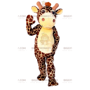 Disfraz de mascota Jirafa majestuosa BIGGYMONKEY™ -