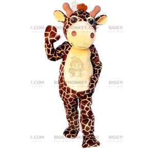 Στολή μασκότ Majestic Giraffe BIGGYMONKEY™ - Ζώα της ζούγκλας - BIGGYMONKEY_012037 - BiggyMonkey.com