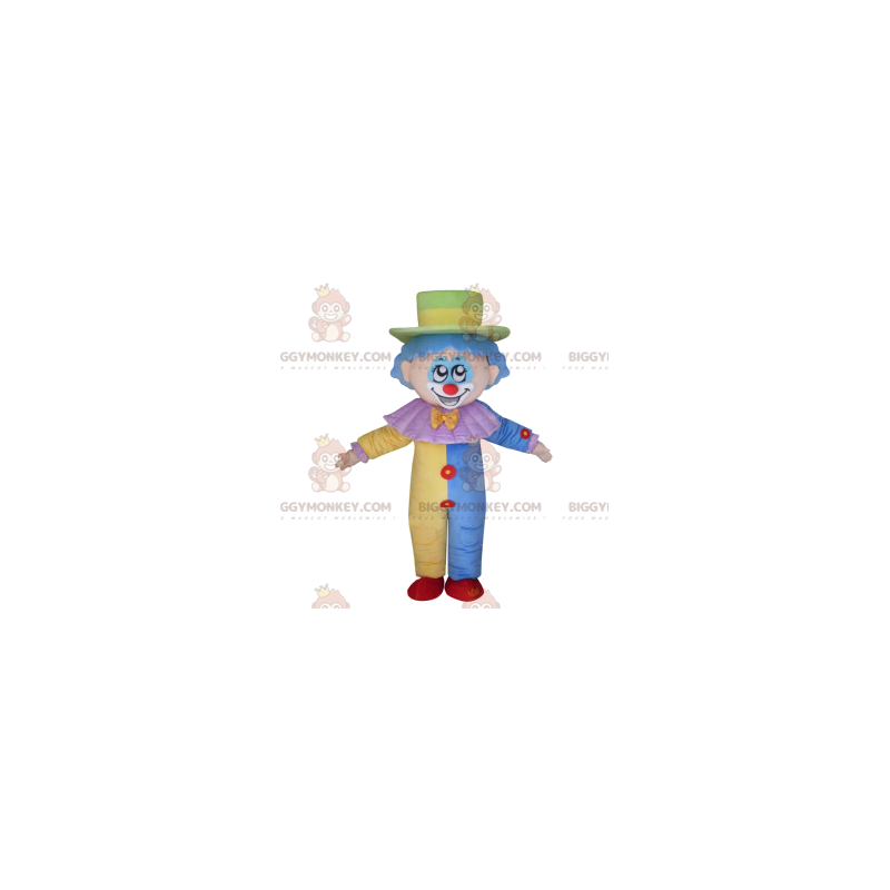 Heel schattig BIGGYMONKEY™-mascottekostuum met pastelkleurige Heel schattig BIGGYMONKEY™-mascottekostuum met pastelkleurige