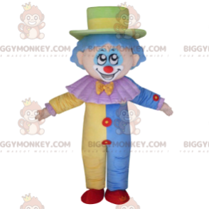 Πολύ χαριτωμένη στολή μασκότ BIGGYMONKEY™ κλόουν με παστέλ
