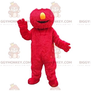 Costume de mascotte BIGGYMONKEY™ de monstre rouge drôle -