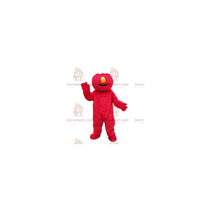 Costume da mascotte divertente mostro rosso BIGGYMONKEY™ - Costume da mascotte divertente mostro rosso BIGGYMONKEY™ -