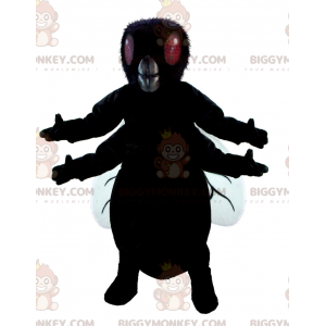 Flying Insect Giant Black Fly BIGGYMONKEY™ Mascot Costume -