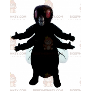 Flying Insect Giant Black Fly BIGGYMONKEY™ Mascot Costume -
