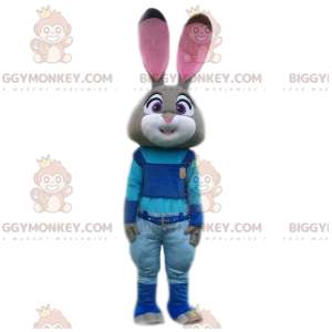 BIGGYMONKEY™ mascot costume of Lieutenant Hopps, the rabbit in