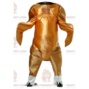 Costume de mascotte BIGGYMONKEY™ de poulet doré. Costume de