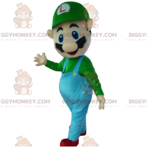 Costume de mascotte BIGGYMONKEY™ de Luigi, personnage de Mario