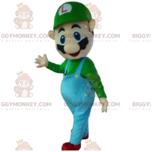 Costume della mascotte di BIGGYMONKEY™ di Luigi, personaggio di