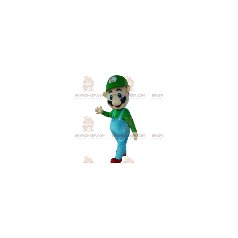 Disfraz de mascota BIGGYMONKEY™ de Luigi, personaje de Mario