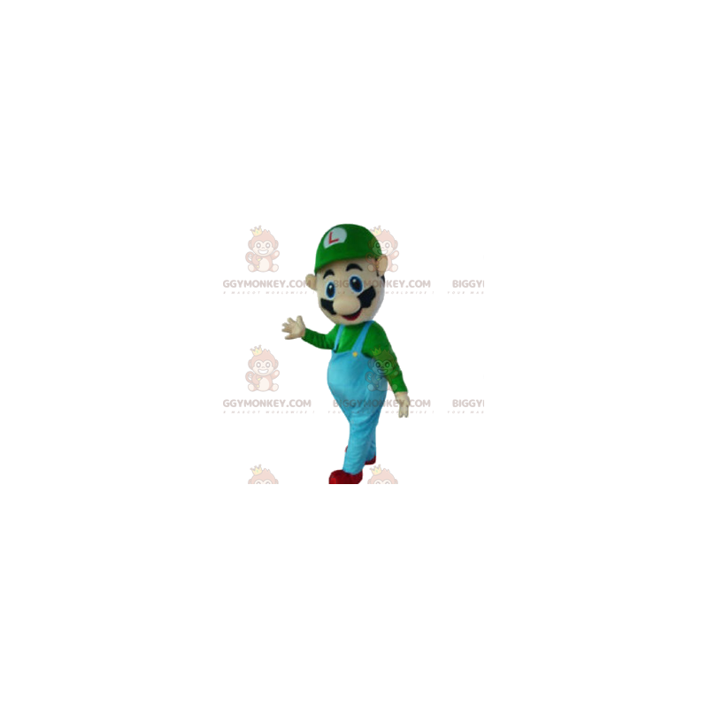 Disfraz de mascota BIGGYMONKEY™ de Luigi, personaje de Mario Disfraz de mascota BIGGYMONKEY™ de Luigi, personaje de Mario