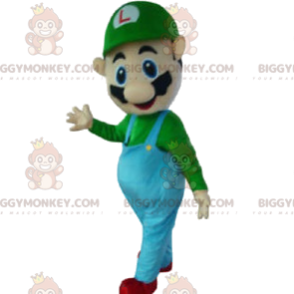 Costume della mascotte di BIGGYMONKEY™ di Luigi, personaggio di