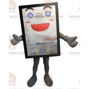 Χαμογελαστή στολή μασκότ Billboard BIGGYMONKEY™ - Μη ταξινομημένες μασκότ - BIGGYMONKEY_0143 - BiggyMonkey.com