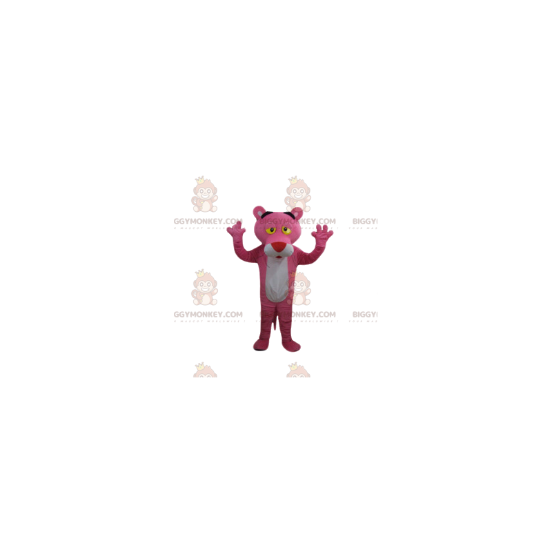 Disfraz de mascota Pantera Rosa BIGGYMONKEY™. Disfraz de Disfraz de mascota Pantera Rosa BIGGYMONKEY™. Disfraz de