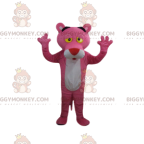 BIGGYMONKEY™ Pink Panther maskotdräkt. Rosa panter kostym - Lion maskot - BIGGYMONKEY_012074 - BiggyMonkey.com