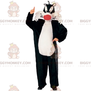 Στολή μασκότ BIGGYMONKEY™ του Sylvester, της γάτας από το