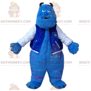 Disfraz de mascota BIGGYMONKEY™ de Sulli, el monstruo turquesa