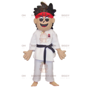 Black Belt Level Karateka BIGGYMONKEY™ maskottiasu - Hiiren maskotti - BIGGYMONKEY_012087 - BiggyMonkey.com