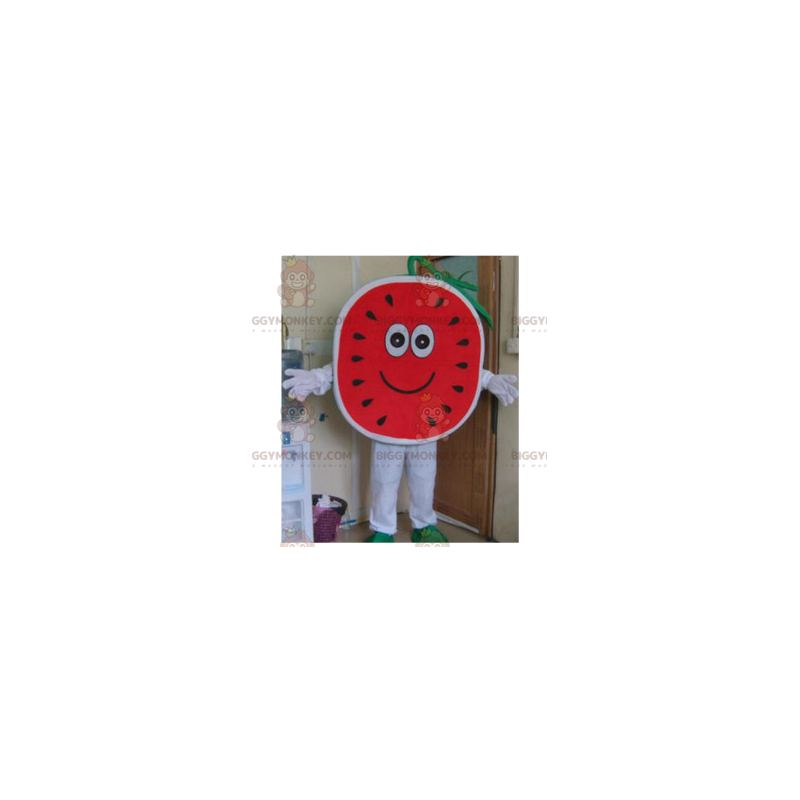 Traje de mascote BIGGYMONKEY™ super fofo e alegre de melancia –