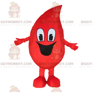 Στολή μασκότ Smiling Blood Drop BIGGYMONKEY™. στολή σταγόνα