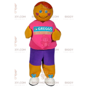 Costume de mascotte BIGGYMONKEY™ de bonhomme en tenue de sport