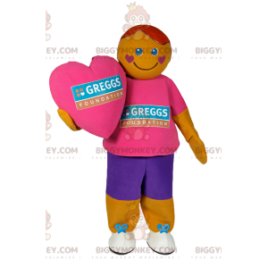 BIGGYMONKEY™ mascot costume of snowman in colorful sportswear -