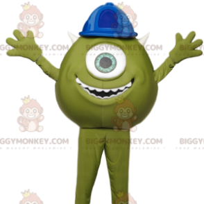 Monsters Inc. BIGGYMONKEY™ Mascottekostuum Bob de Mini Groene Cycloop - Mascottes beroemde mensen - BiggyMonkey.com