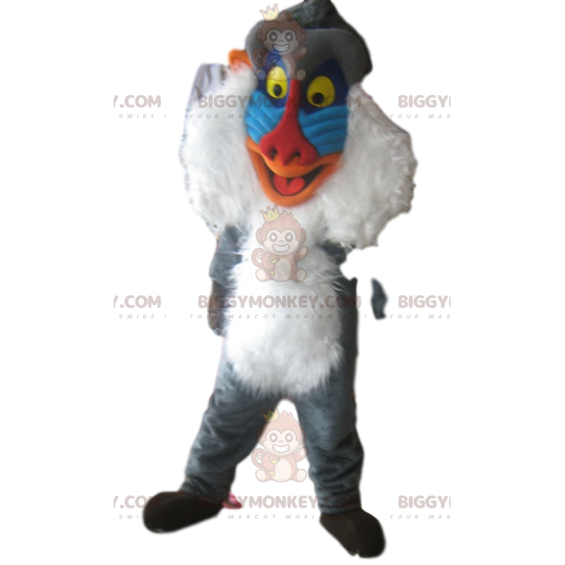 BIGGYMONKEY™ maskotkostume af Rafiki, den gamle abe fra