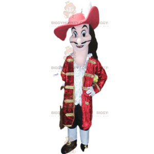 Costume de mascotte BIGGYMONKEY™ de Capitaine Crochet avec une