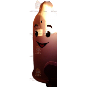 Very Smiling Condom BIGGYMONKEY™ Mascot Costume. condom costume