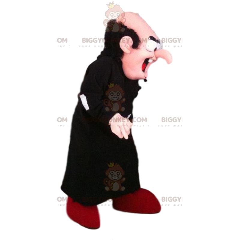 BIGGYMONKEY™ Maskottchenkostüm von Gargamel, dem Bösewicht der