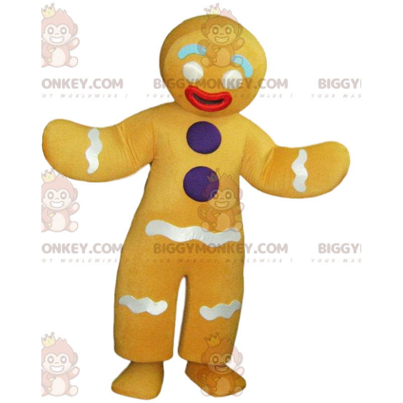 Πολύ χαριτωμένη στολή μασκότ από Gingerbread Man BIGGYMONKEY™ -
