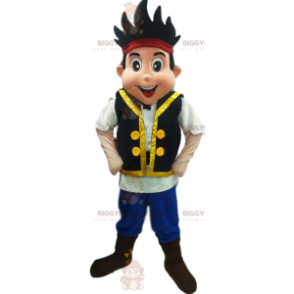 Traje de mascote do personagem de mangá BIGGYMONKEY™ com uma