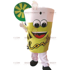 Super Smiling Lemonade Glass BIGGYMONKEY™ Mascot Costume -