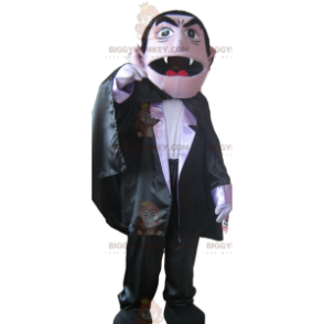 Costume de mascotte BIGGYMONKEY™ de vampire en costume. Costume