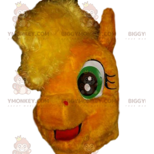 Maskotka BIGGYMONKEY™ z żółtego kucyka z szaloną grzywą -