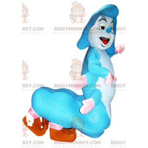 Alenka v říši divů Kostým maskota modré housenky BIGGYMONKEY™!