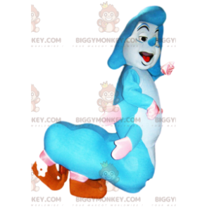 Alice in Wonderland Blue Caterpillar BIGGYMONKEY™ Mascot