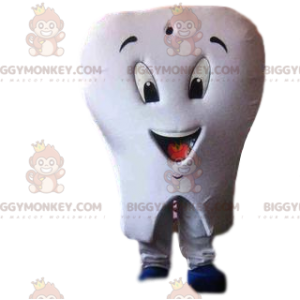 Disfraz de mascota White Tooth BIGGYMONKEY™ con cepillo de dientes - Mascotas de objetos - BIGGYMONKEY_012168 - BiggyMonkey.com