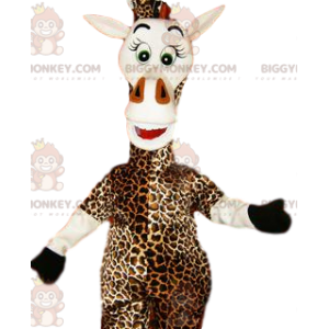 Velmi roztomilý kostým maskota žirafy BIGGYMONKEY™. Kostým