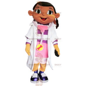 Kostým maskota BIGGYMONKEY™ Little Girl Nurse - Chlapci a dívky maskoti - BIGGYMONKEY_012170 - BiggyMonkey.com