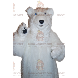 Traje de mascote de urso polar majestoso BIGGYMONKEY™. fantasia